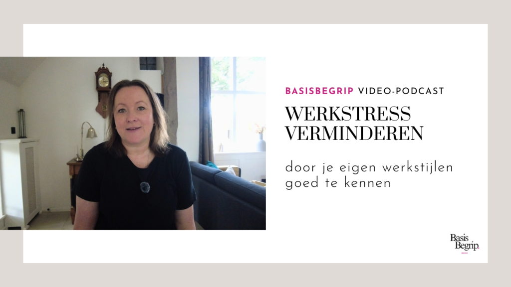Verminder werkstress
